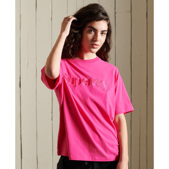 Superdry Γυναικεία κοντομάνικη μπλούζα Core Logo Source T-Shirt